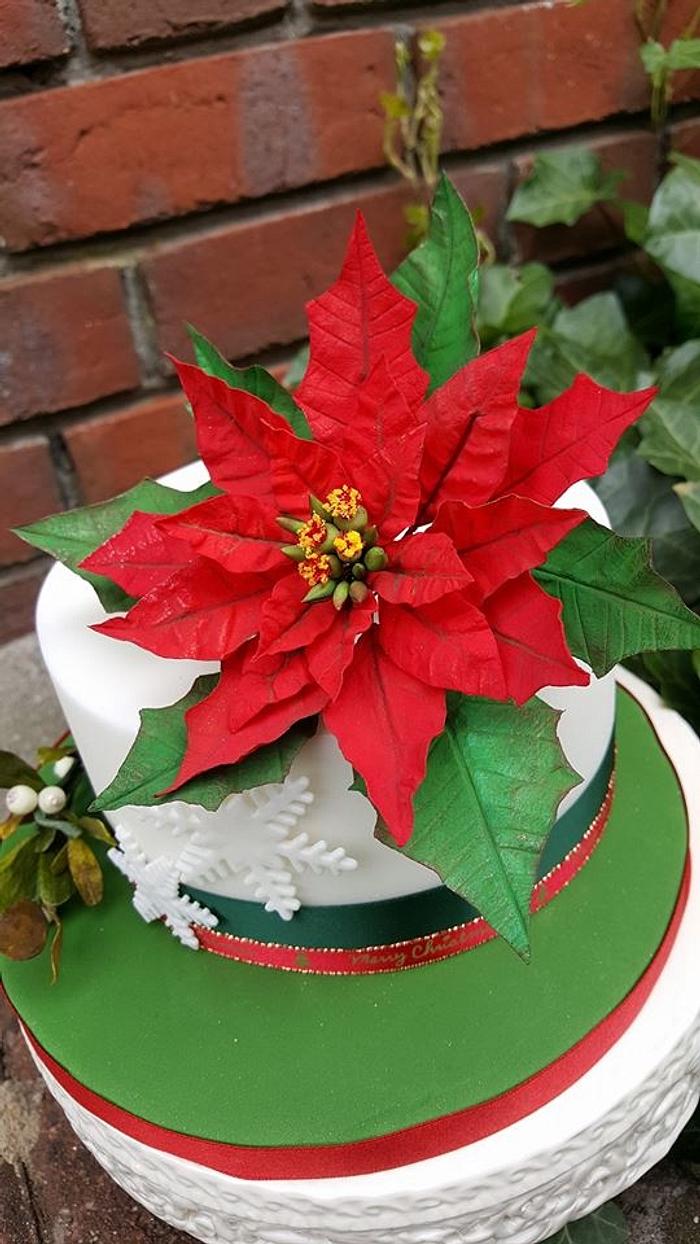 Wafer Paper Poinsettia