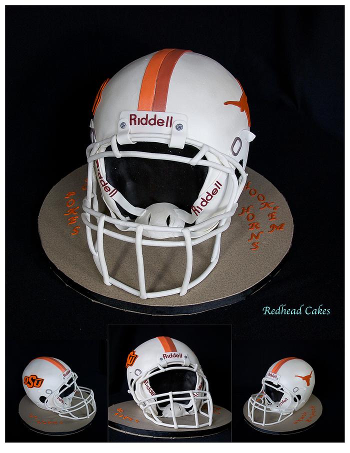 Texas/OSU Football Helmet