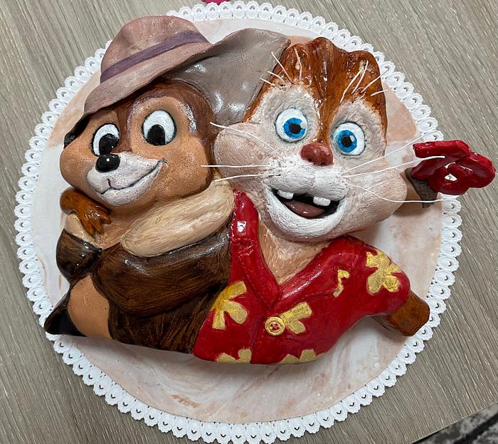 Chip and Dale cake 