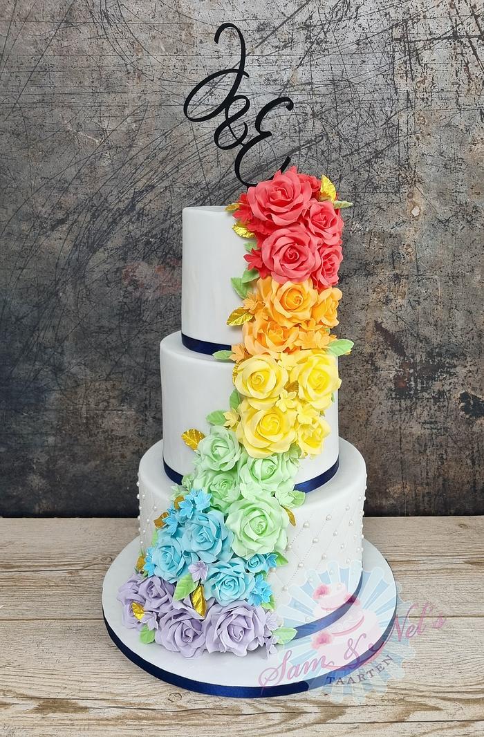 Pride weddingcake