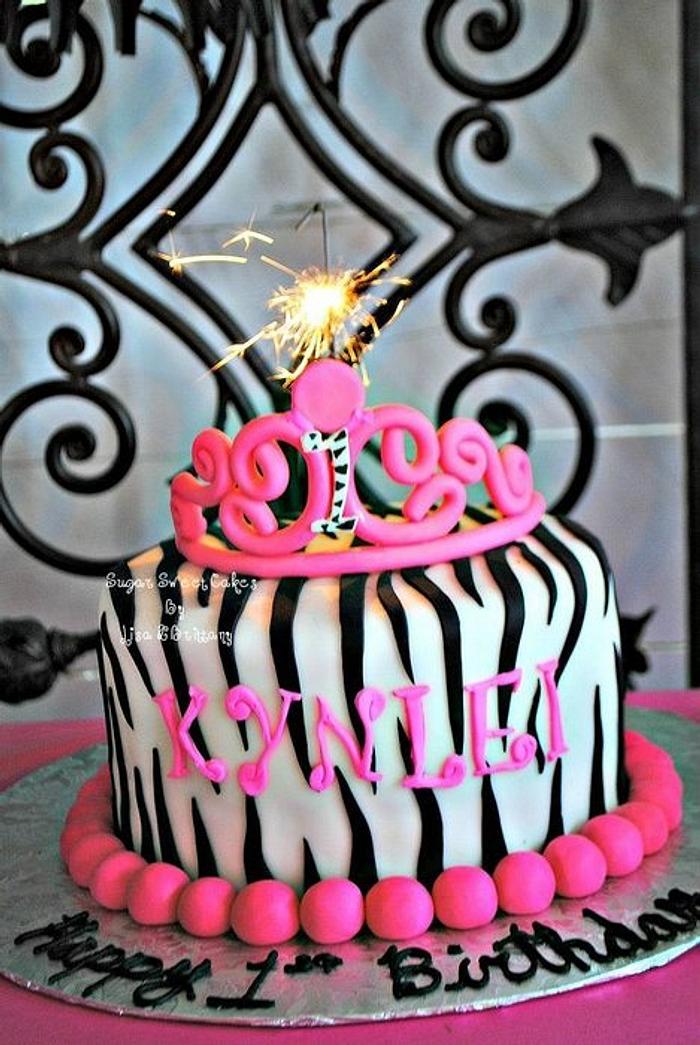 Zebra Princess ~ 1st Birthday