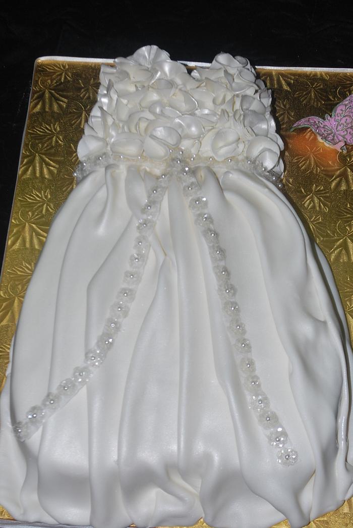 Christening Gown Cake