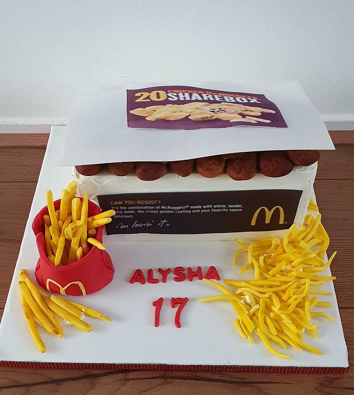 Mc donald cake 