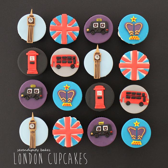 London Landmark Cupcakes