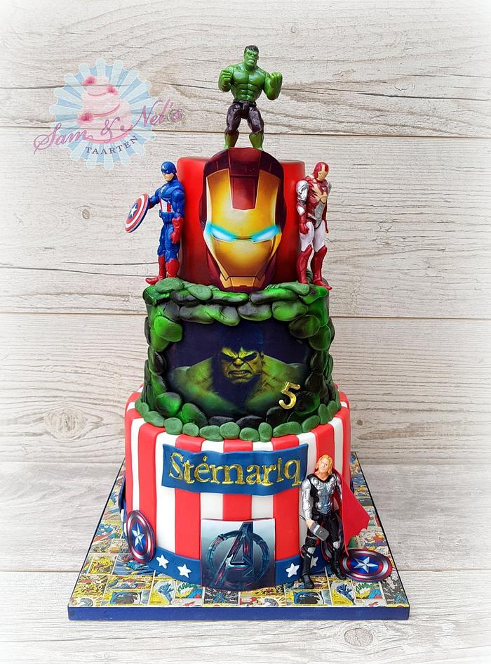 Marvel Superhero cakes