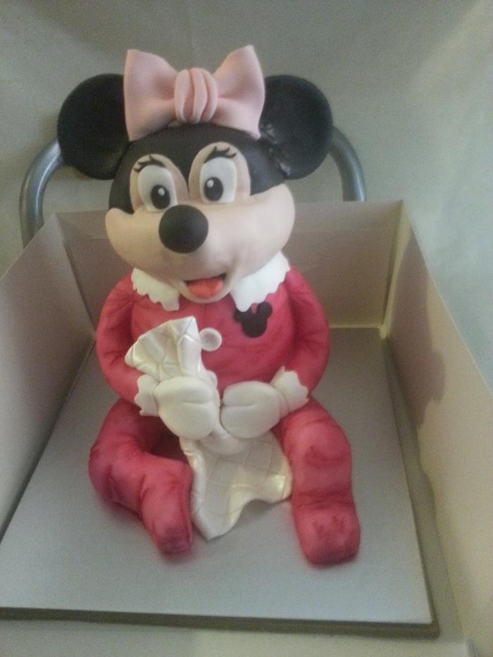 baby minnie mouse cake