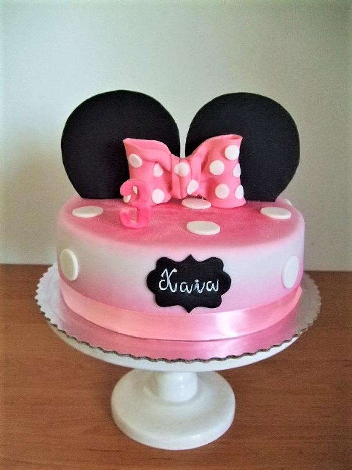 Birthday cake Minnie