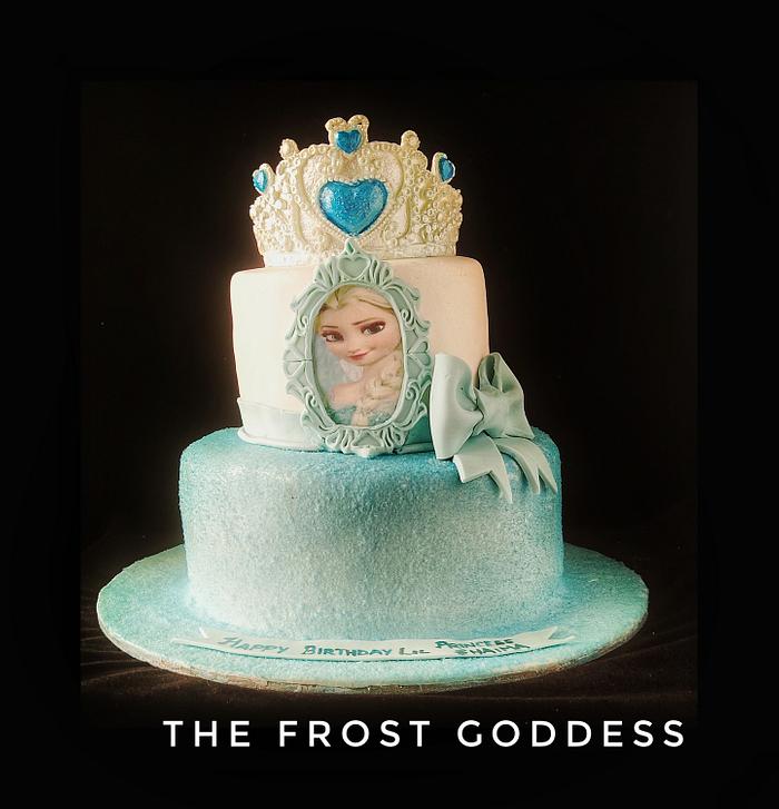 Princess Elsa cake
