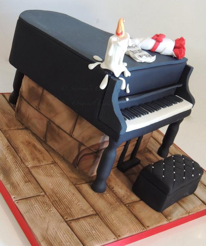 Piano cake