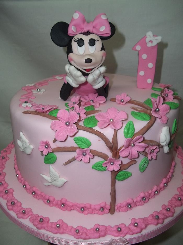 Minnie mouse for a 1st birthday