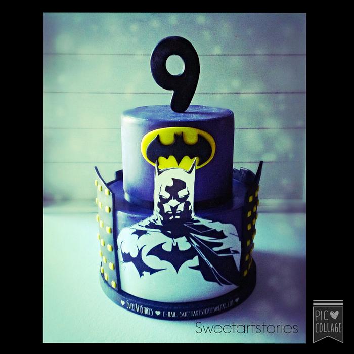 Batman birthday cake