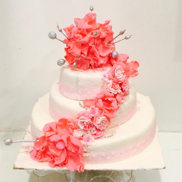 Flower passion cake