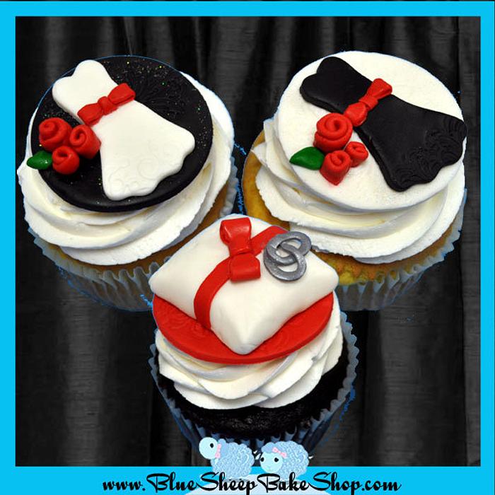 Bridal Shower Jumbo Cupcakes