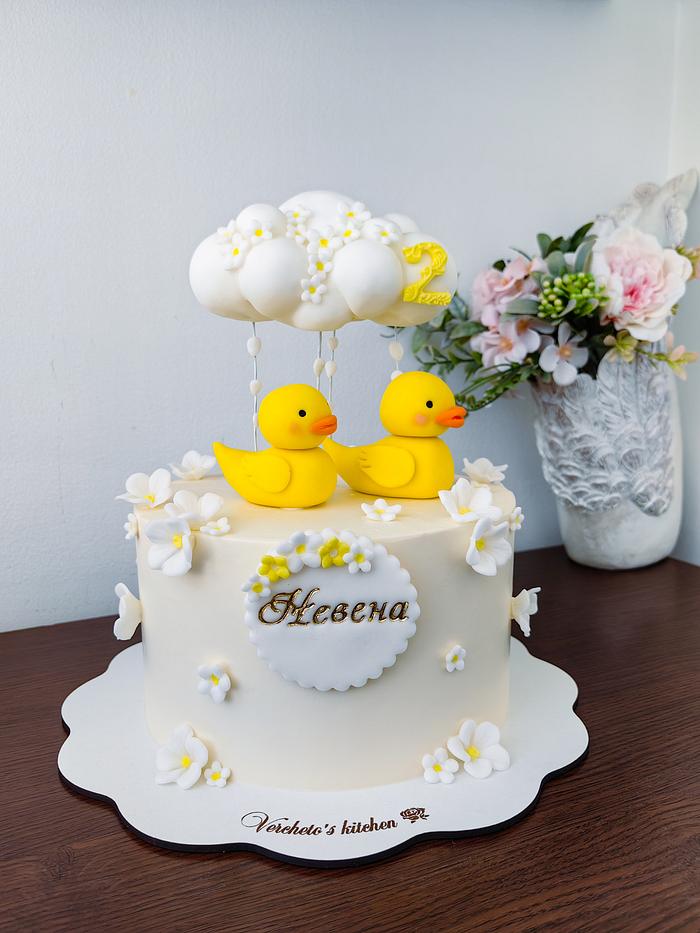 Duck baby cake 