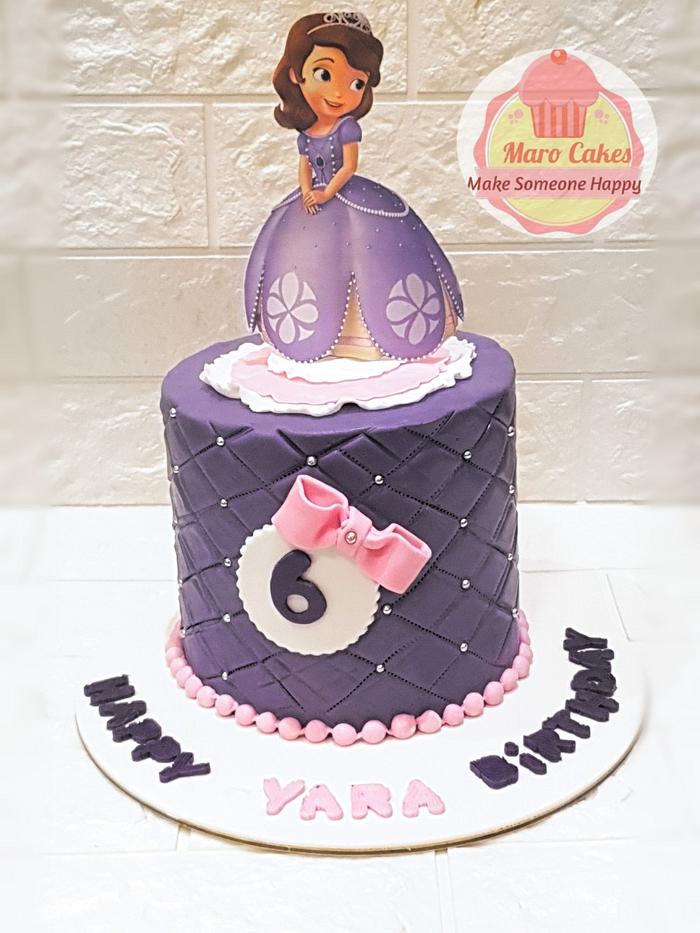 Sofia princess cake