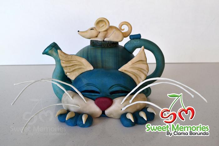 Cat Teapot Cake - Art of Pottery Collab  