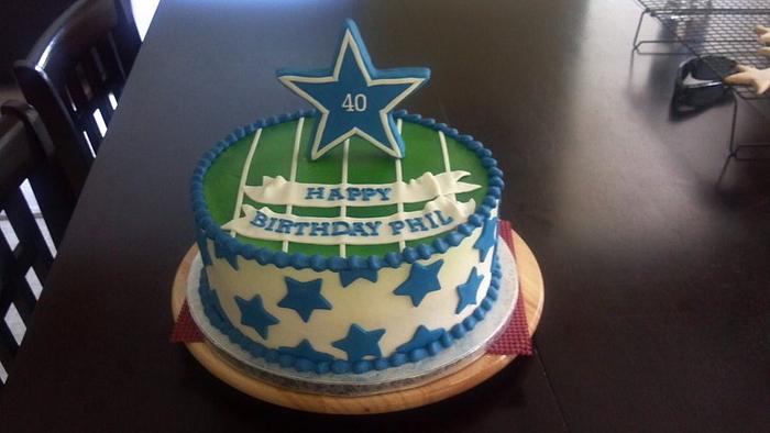 Dallas Birthday Cake 