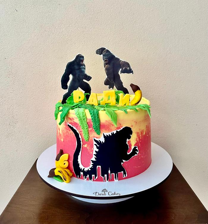 Godzilla cake