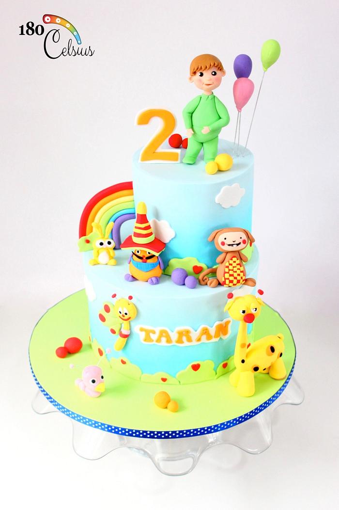 Taran's 2nd Birthday - Decorated Cake by Joonie Tan - CakesDecor