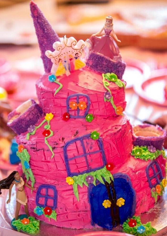 Princess theme cake