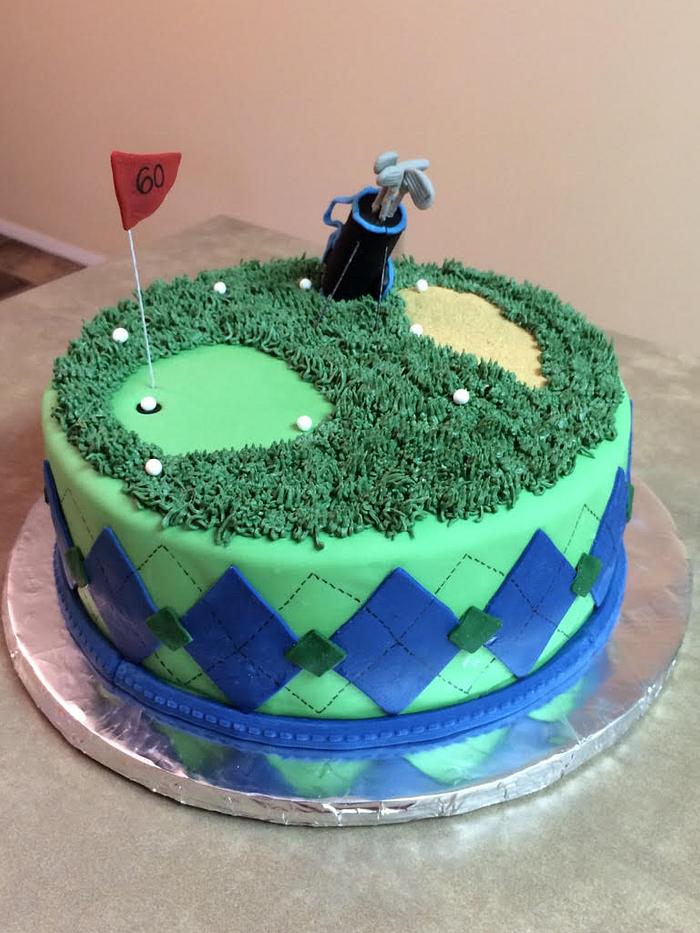 Golf Birthday Cake