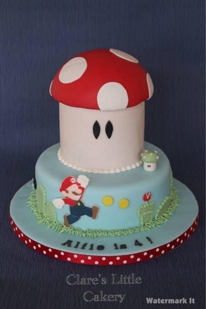 Super mario cake 
