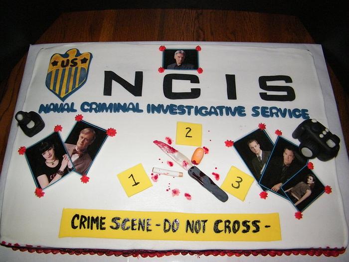 NCIS Birthday Cake