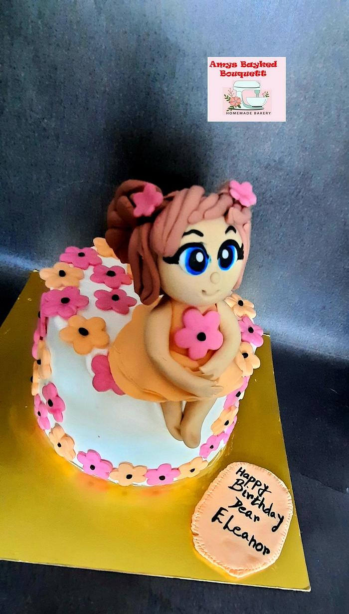 Girl Birthday cake  