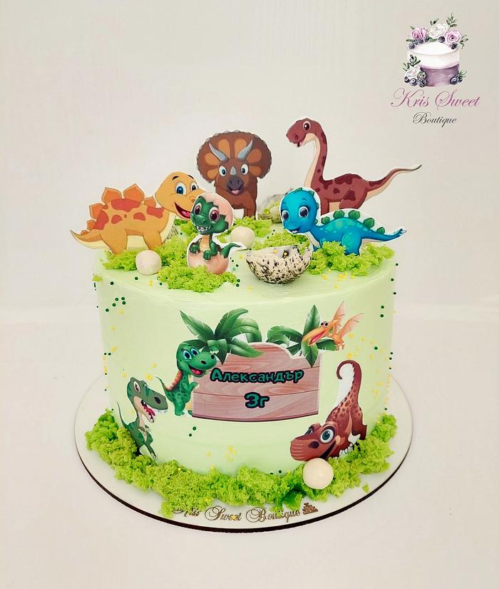 Dino cake