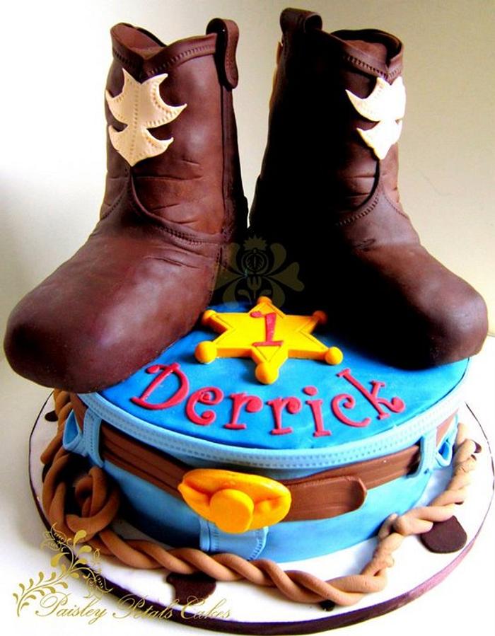 Cowboy Boots Cake