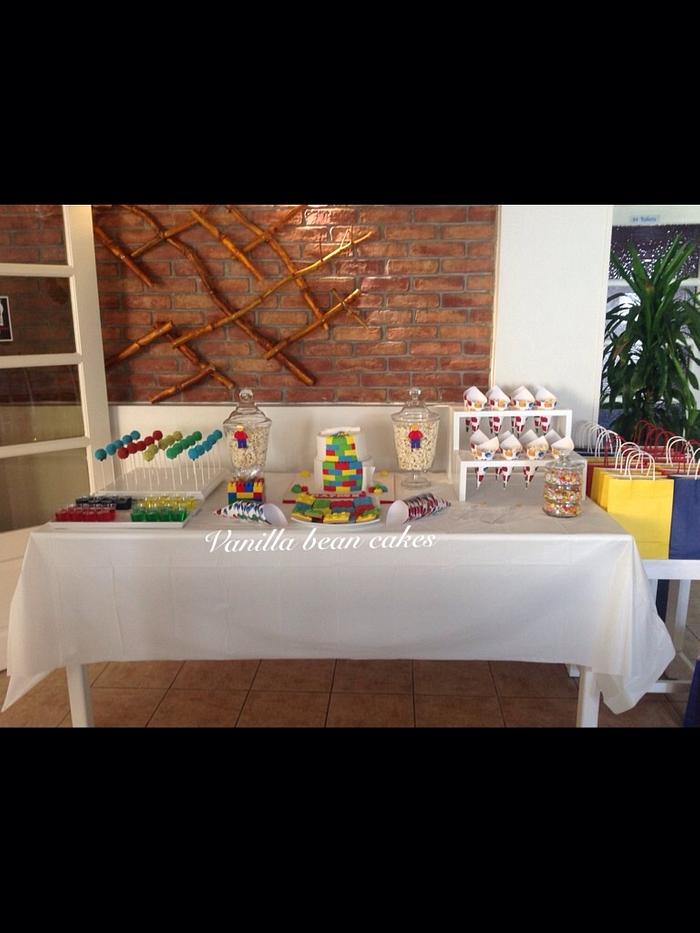 Lego candy table