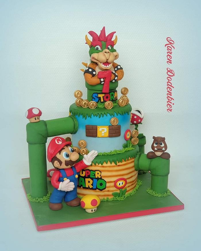 Super Mario and Bowser