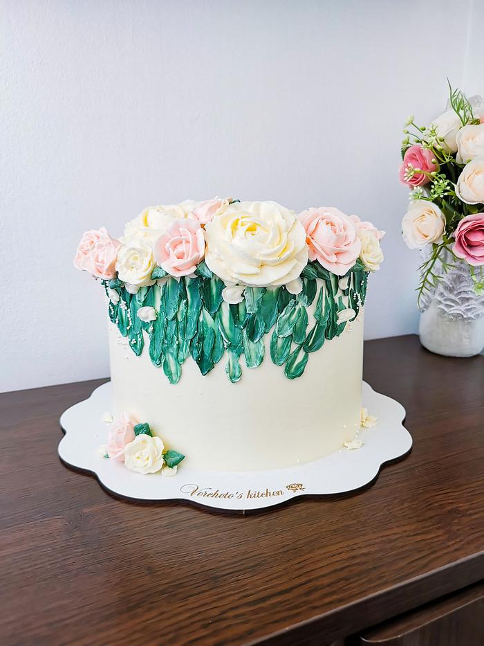 Stunnig flower cake 