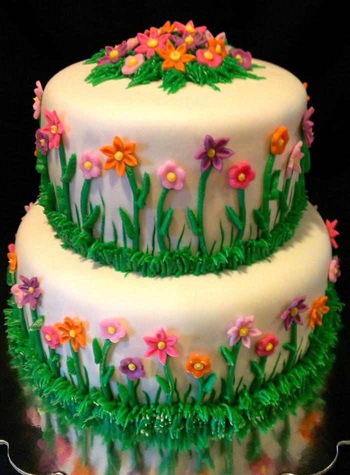 Flower Garden Cake