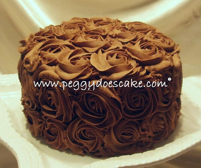 More Chocolate Roses Cake