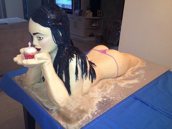 Naked Lady Cake