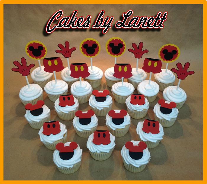 Mickey Mouse Custom Cupcakes