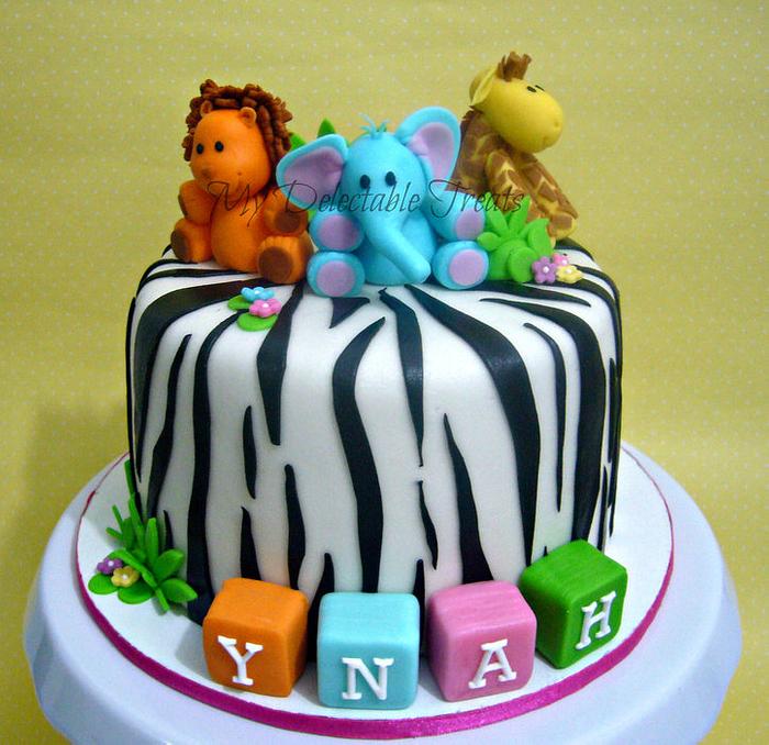 Ynah's 1st Birthday Cake