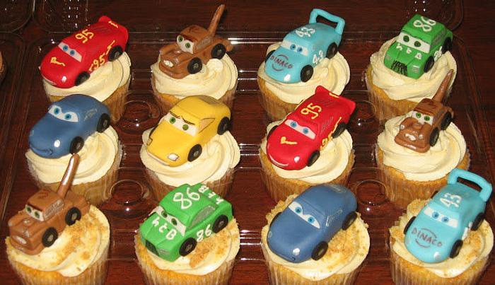 Cars the movie cupcakes