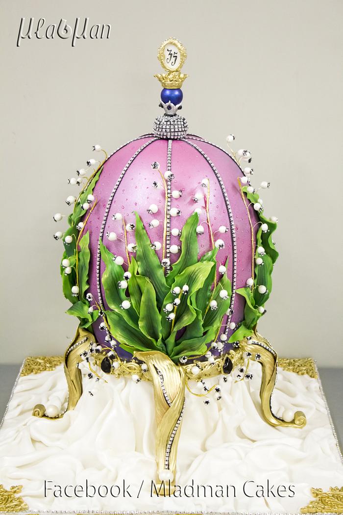 Faberge Egg Cake by MLADMAN 