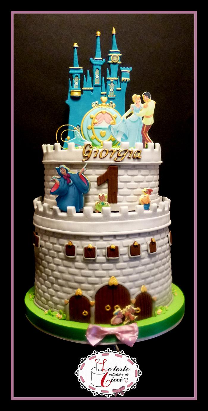 Cinderella cake for birthday