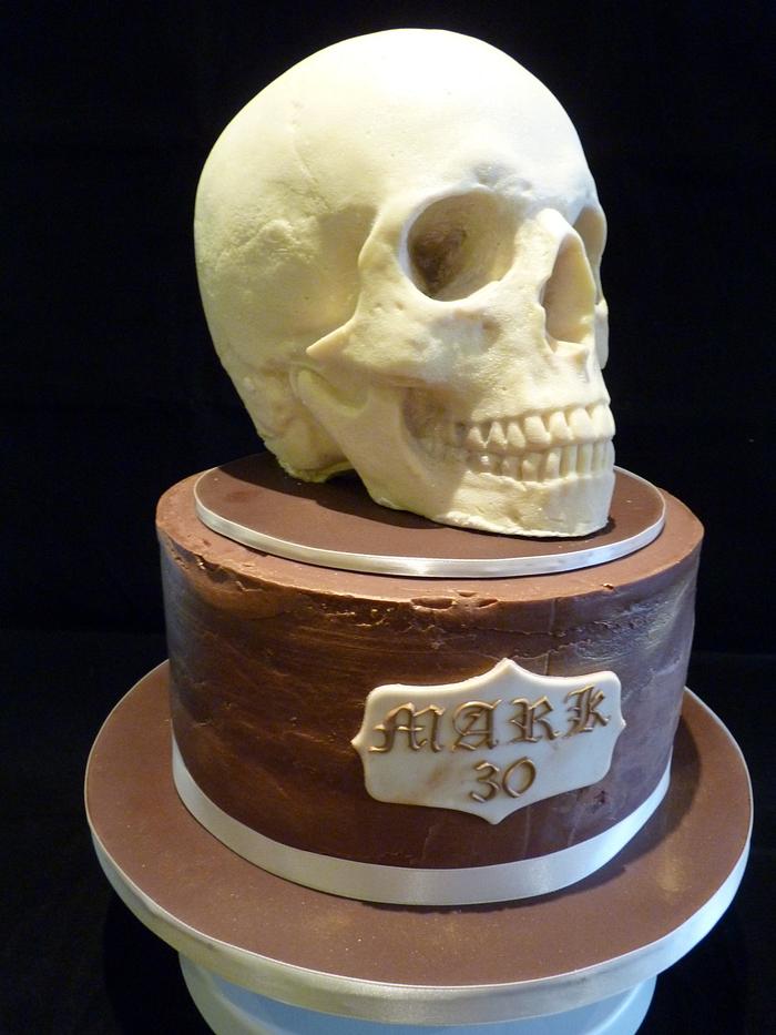 Gothic Skull Cake