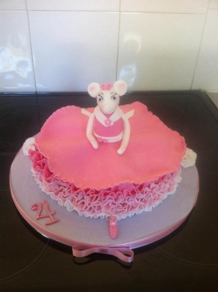 Angelina Ballerina Cake