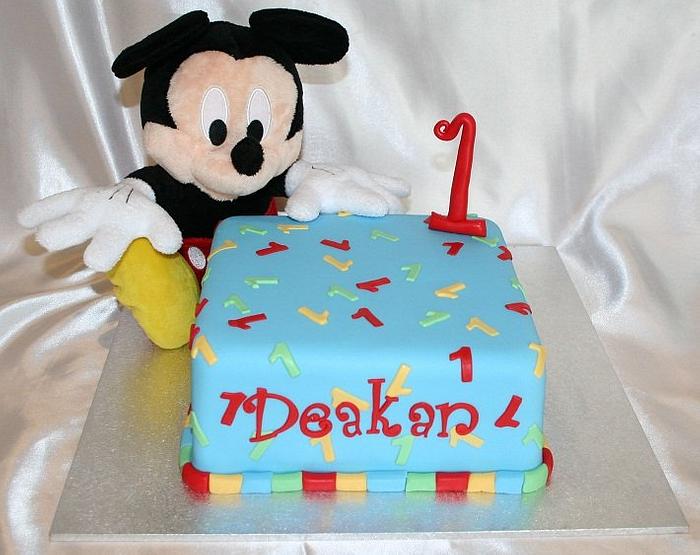 Mickey Mouse Smash / First Birthday Cake