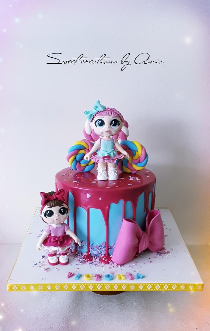 LOL Surprise Dolls birthday cake