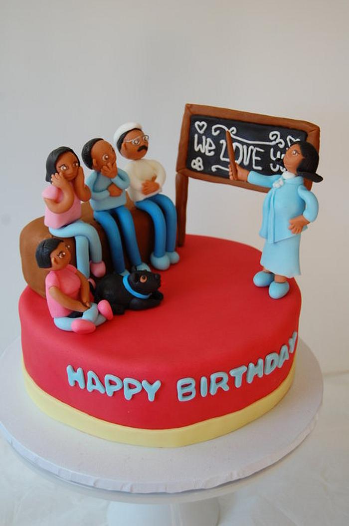 A Cake for Teacher & Mom