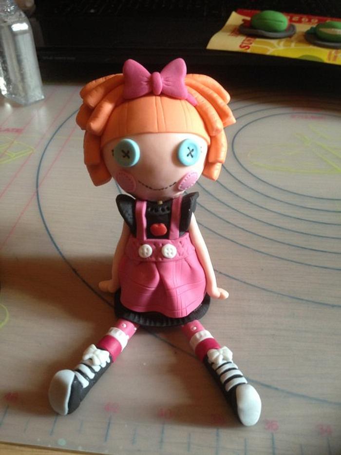 Lalaloopsy Bea Spealls a lot cake topper