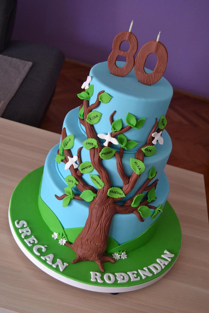 Family Tree cake 