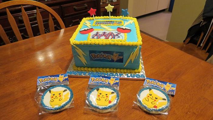 Boy's Pokemon Birthday Cake