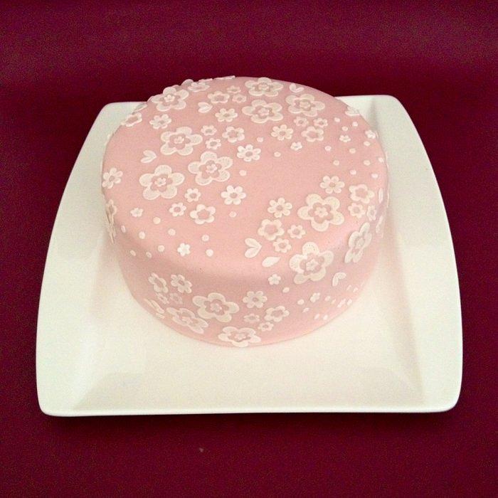 Mini blossom cake